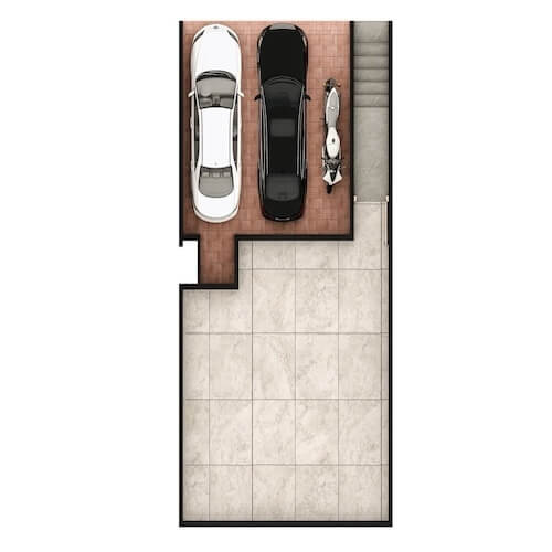 North Facing Villa - Lower Ground Floor